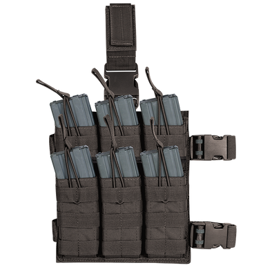 M4/M16 6 Mag Drop Leg Pouch - Outdoor King