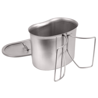 Stainless Steel Canteen Cup and Cover Set - Outdoor King