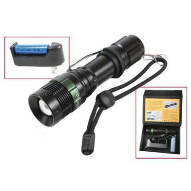 3 Watt LED Flashlight With Charger - Outdoor King