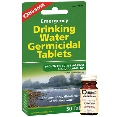 Coghlans Drinking Water Tablets - Outdoor King