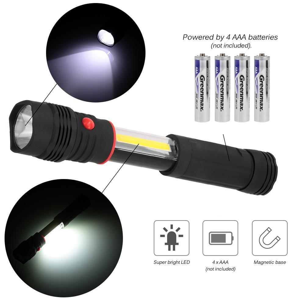 Parallel Flashlight Extendable Dual Flashlight – Outdoor King