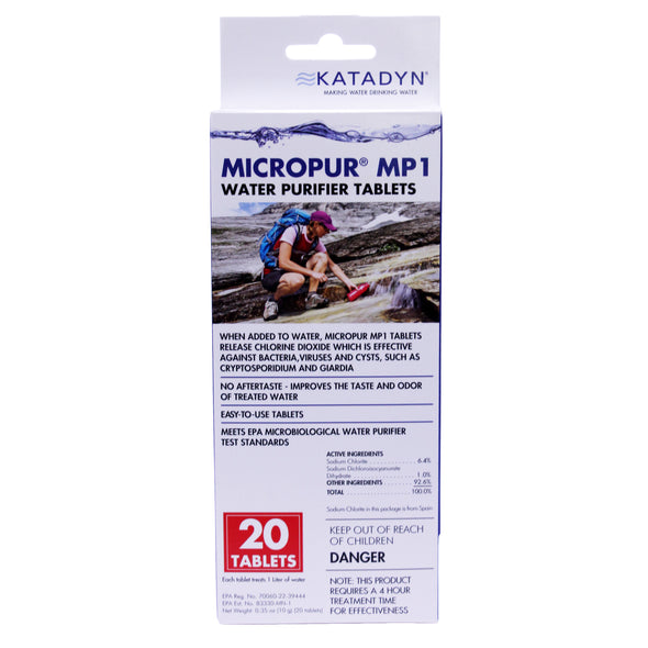 Katadyn Micropur Tablets (Per 20) - Outdoor King