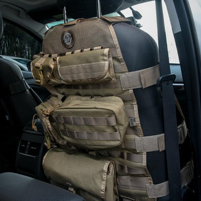 MOLLE Seat Cover Full Rig w/ High Grade Pouches - Outdoor King