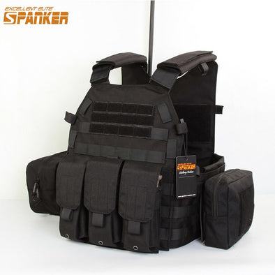 EXCELLENT ELITE SPANKER Hunting Molle Vests Tactical Army Camouflage Men's Vest Outdoor Jungle CS Tactical Military Equipment - Outdoor King